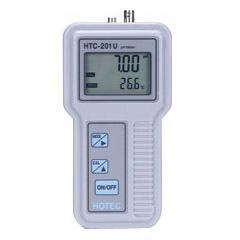 　 手提式微電腦酸鹼度/氧化還原電位/溫度計 - HTC-201U